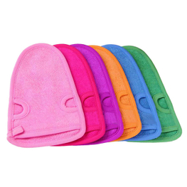 K&ouml;rperpeelinghandschuh aus Bambusviskose mit individuellem Logo